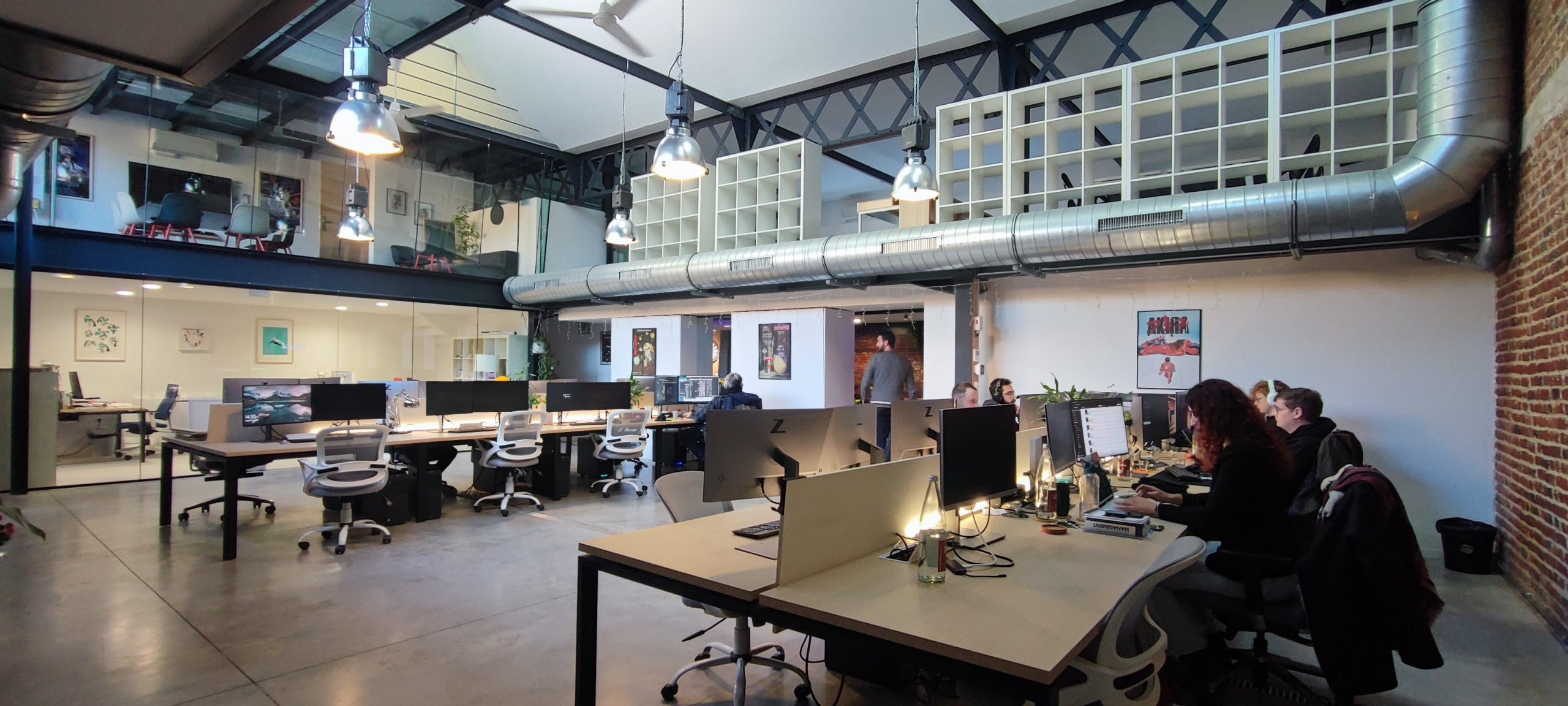 Poste de travail coworking